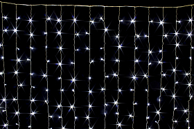 Гірлянда Завіса 3х2 м на вікно Біла світлодіодна Laplandia 360 лампочок від мережі (w.03.5Т.360+)